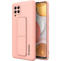Wozinsky Kickstand Flexible Back Cover Pink (Samsung Galaxy A42)