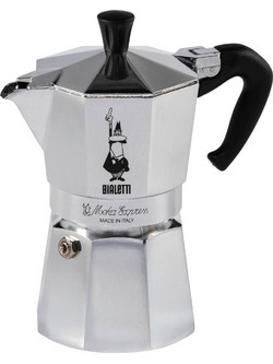 Bialetti Moka Express Μπρίκι Espresso 4Cups Inox