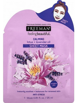 Freeman Lotus & Lavender Oil Calming Sheet Μάσκα Προσώπου για Καταπράυνση 25ml