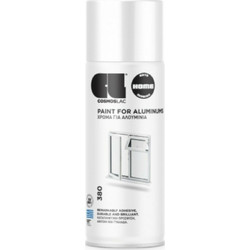CosmosLac Paint For Aluminum Σπρέι Βαφής 380 Λευκό 400ml