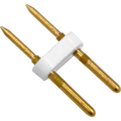 GLOBOSTAR(R) EPISLIM-A 70524 Καρφάκι Σύνδεσης για Ταινία LED Αδιάβροχο IP65 - Λευκό - Μ2.2 x Π1 x Υ0.4cm 70524