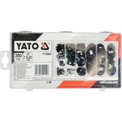 Yato Σετ Ασφάλειες Συρταρωτές E-Ring YT-06884 300τμχ