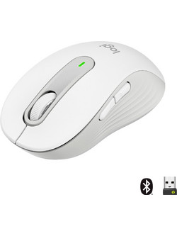 Logitech Signature M650 Ασύρματο Bluetooth Ποντίκι White