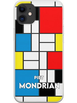 Θήκη Piet Mondrian iPhone 11 Flexible TPU (Διάφανη Σιλικόνη)