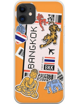 Θήκη Ticket To Bangkok iPhone 11 Flexible TPU (Διάφανη Σιλικόνη)