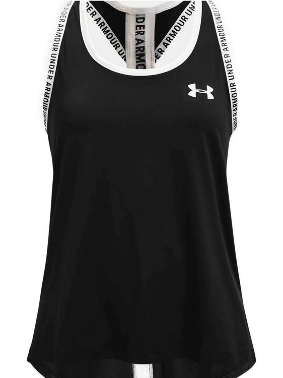 Under Armour Knockout Παιδικό T-Shirt Αμάνικο Μαύρο 1363374-001