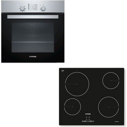 Pitsos PA00FF02 Φούρνος Ηλεκτρικός Άνω Πάγκου 66lt 59.4cm PH00M00X1 με Κεραμικές Εστίες CRE611S06