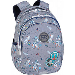 CoolPack Jerry Cosmic Σχολική Τσάντα Πλάτης Γυμνασίου - Λυκείου Γκρι E29541