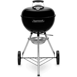 Weber E-4710 Original Kettle Ανοξείδωτη Ψησταριά Κάρβουνου Στρογγυλή με Καπάκι και Ρόδες Επιφάνειας 47cm