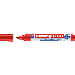 EDDING μαρκαδόρος ασπροπίνακα 660, επαναγεμιζόμενος, κόκκινος