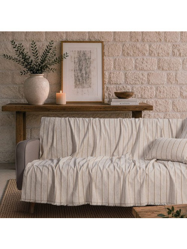 Ριχτάρι Macon 01 Natural Beige - Τετραθέσιο 180x350cm