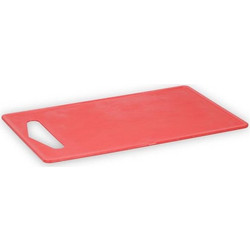 Πλαστική Επιφάνεια Κοπής με Λαβή 35x23x0.5 cm, σε 4 χρώματα Κόκκινο - Aria Trade