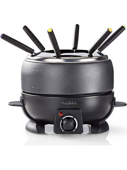 Nedis FCFO110EBK6 Συσκευή για Φοντύ 6 Ατόμων 2300gr 800W