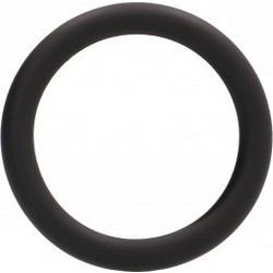 Shots Round Cock Ring Ελαστικό Δαχτυλίδι Πέους Σιλικόνης 3.1cm Μαύρο