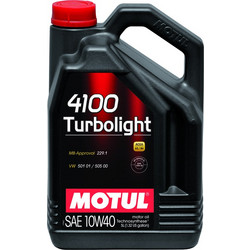 Motul 4100 Turbolight Ημισυνθετικό Λάδι Αυτοκινήτου 10W-40 5lt