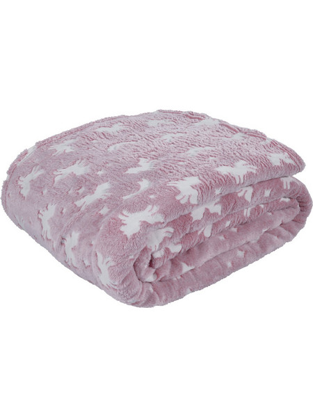 Das Home Relax 4832 Κουβέρτα Αγκαλιάς Fleece 80x110 Ροζ