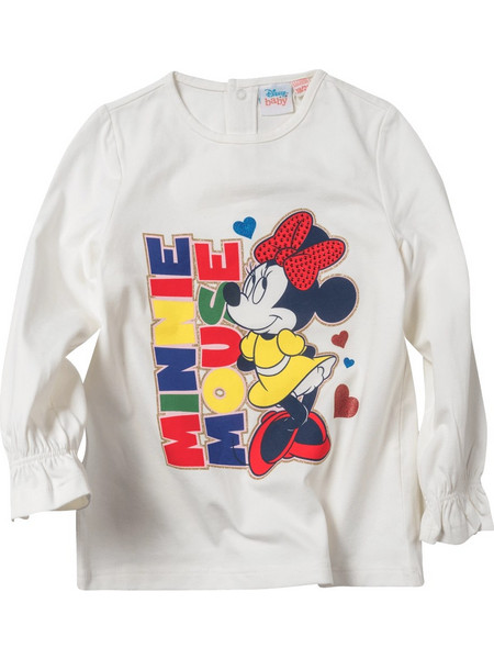 Βρεφική μπλούζα Disney για κορίτσια Mouse άσπρο