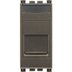 Αντάπτορας με Πόρτα RJ45 Keystone, Metal Arke
