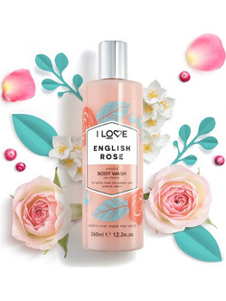 I Love English Rose Αφρόλουτρο σε Gel 360ml