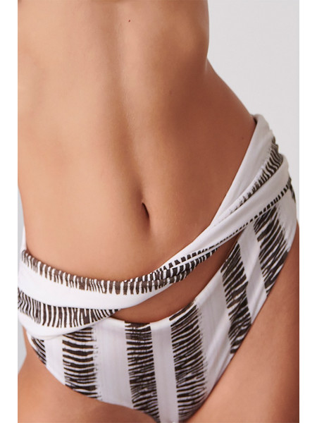 BLU4U Ψηλόμεσο Bikini Slip Λευκό 22365019-53