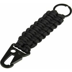 Μπρελόκ Paracord Με Αρτάνη Και Γάντζο Μαύρο