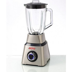 iBoss B-348 Μπλέντερ για Smoothie με Γυάλινη Κανάτα 1.5lt 800W Ασημί