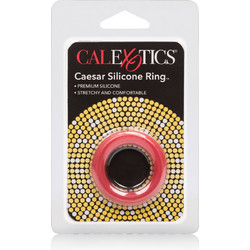 CalExotics Caesar Silicone Ring Δαχτυλίδι Πέους Σιλικόνης Κόκκινο