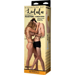 Doc Johnson Signature Set Cock Leolulu Leo Ultraskyn Cock Pocket Pussy Αυνανιστήρι