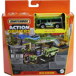 Mattel Matchbox Action Drivers Bus Station Σταθμός HDL08