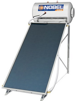 Nobel Classic Ηλιακός Θερμοσίφωνας 120lt 2m² Inox Διπλής Ενέργειας