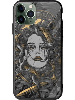Θήκη Medussa iPhone 11 Pro Groove TPU (Tempered Glass και TPU)