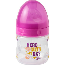 That's Love Πλαστικό Μπιμπερό με Θηλή Σιλικόνης 0m+ The Queen Purple 125ml