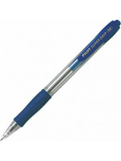 Pilot Super Grip Medium Στυλό Διαρκείας 1mm Μπλε BPGP-10R-ML