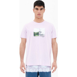 BASEHIT LOVE NATURE MEN'S SHORT SLEEVE T-SHIRT(221.BM33.42)