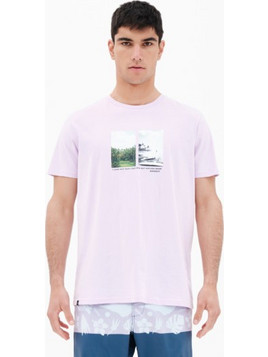 BASEHIT LOVE NATURE MEN'S SHORT SLEEVE T-SHIRT(221.BM33.42)
