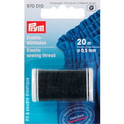 PRYM 970010 Ελαστική κλωστή μαύρη