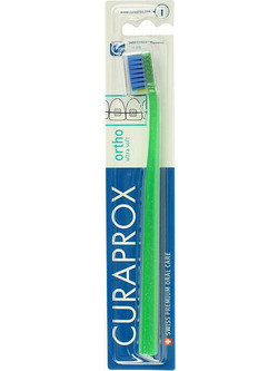 Curaprox CS 5460 Ortho Ultra Soft Οδοντόβουρτσα Πράσινη Μπλε