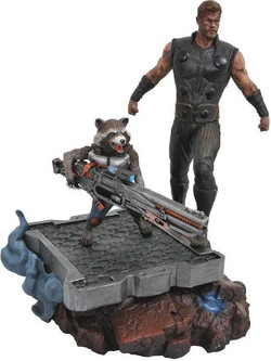 Diamond Select Toys Marvel Thor & Rocket Raccoon 30cm