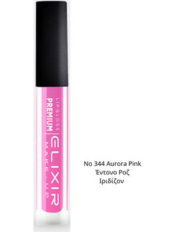 Elixir Premium Lip Matte 344 Aurora Pink Long Lasting Liquid Κραγιόν