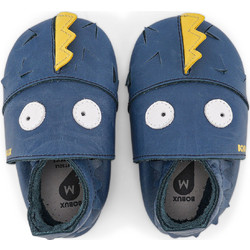 Bobux Soft Sole Gruff Βρεφικά Παντοφλάκια Αγκαλιάς Navy Μπλε 1026-153-63