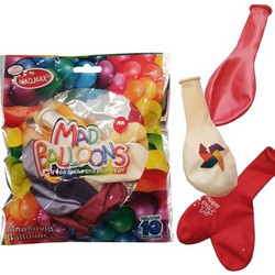 Mad Max Mad Balloons Μπαλόνια Κλασικά 10τμχ