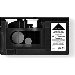 NEDIS VCON110BK VHS CONVERTER VHS-C TO VHS BLACK