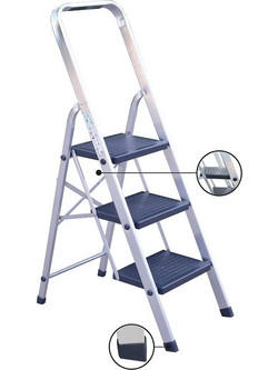 Profal Step Stool Σκαλοσκαμπό Αλουμινίου 3 Σκαλοπάτια 205243