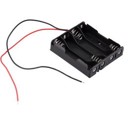 4xAAA Plastic Battery Case Holder 4 x 1.5V