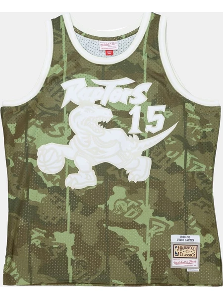 Mitchell & Ness Ghost Green Camo Swingman Dennis Rodman Los Angeles Lakers 1998-99 Jersey