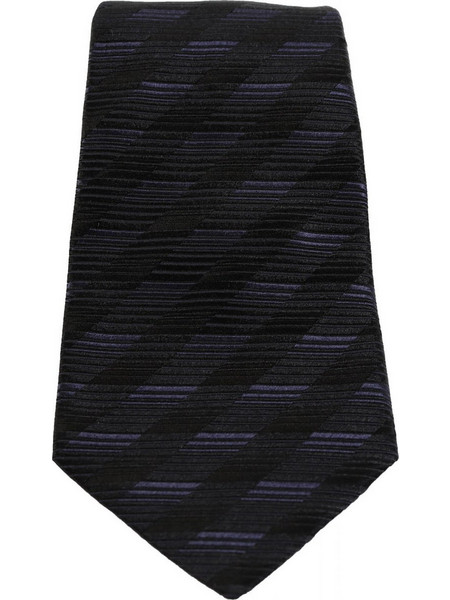 GIORGIO ARMANI ΓΡΑΒΑΤΑ 9CM ΜΙΚΡΟΣΧΕΔΙΟ ΜΑΥΡΗ