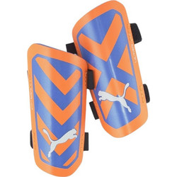 Puma Ultra Light Strap Επικαλαμίδες Ποδοσφαίρου Μαύρες Λευκές 30875-01