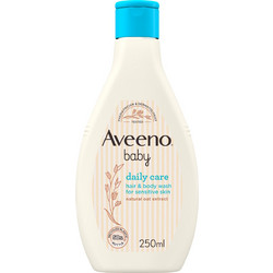 Aveeno Baby Βρεφικό Σαμπουάν & Αφρόλουτρο για Ατοπικό Δέρμα Βρώμη 250ml