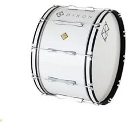 DIXON PMZCL4221-WT Wood Shell Λευκό 22" x 14" Γκραν Κάσα Παρέλασης