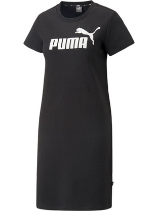 Puma ESS Logo Mini Καλοκαιρινό Καθημερινό Φόρεμα Μαύρο 673721-01